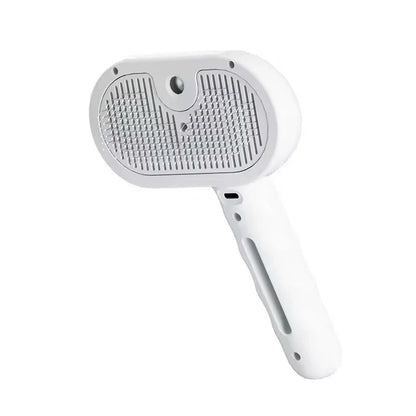 Cepillo de vapor para gatos y perros, herramienta eléctrica de vapor con función de vapor, accesorios para el cuidado de mascotas, removedor de pelo para gatos y perros.